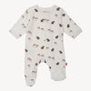 Puppy Love Velour Magnetic Footie