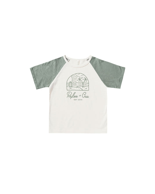 Raglan Tee Shirt - Beachy