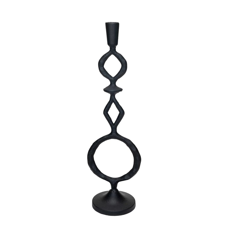 Cast Iron Taper Holder | 17.75" H