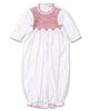 CLB Holiday Medley Sack w/Hand Smocking | White/Red