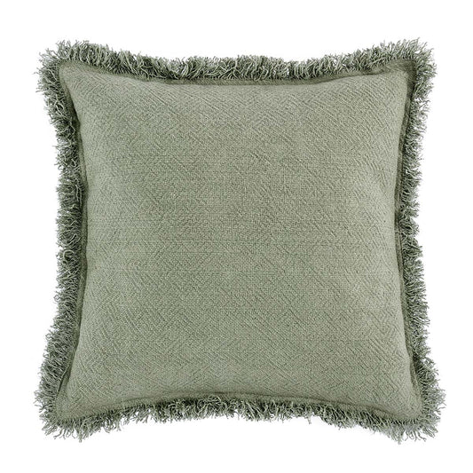 22" | Lauren Cedar Green Pillow