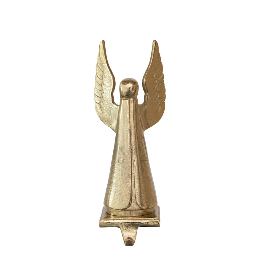 Angel Stocking Holder | Gold Finish