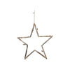 Metal Twig Star Ornament |  Antique Gold Finish