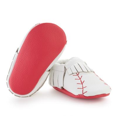 Home Run Genuine Leather Baby Moccasins