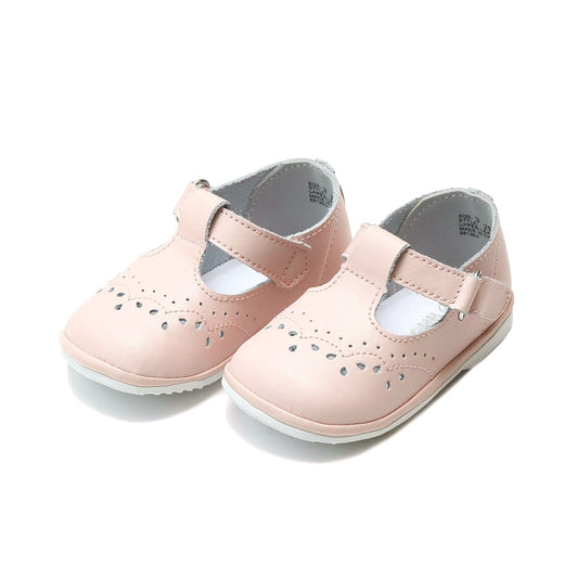 Birdie Leather T-Strap Mary Jane | Pink