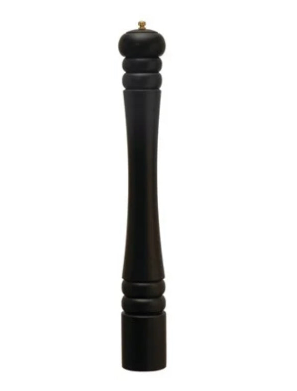 Rubberwood Salt/Pepper Mill | Black