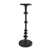 Black Metal Candlestick - small 15" x 6 1/2" dia