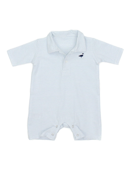 Jackson Polo Shortall - Powder Blue Stripes