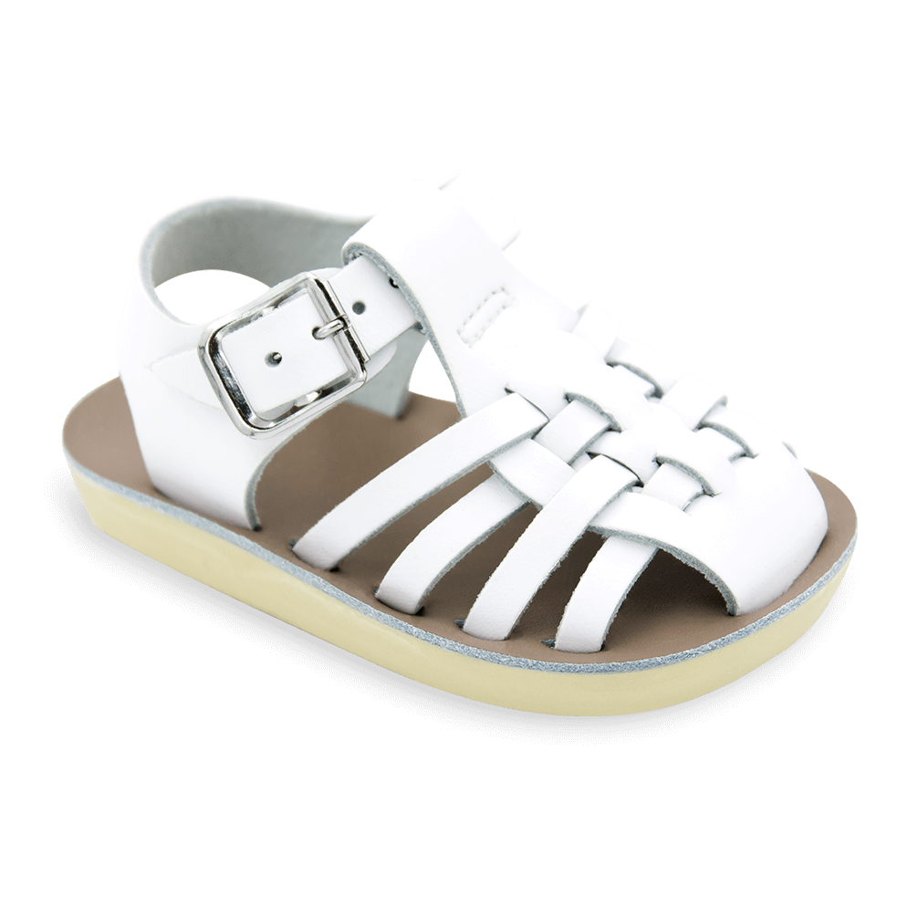 Sun-San Sailor Sandal | White