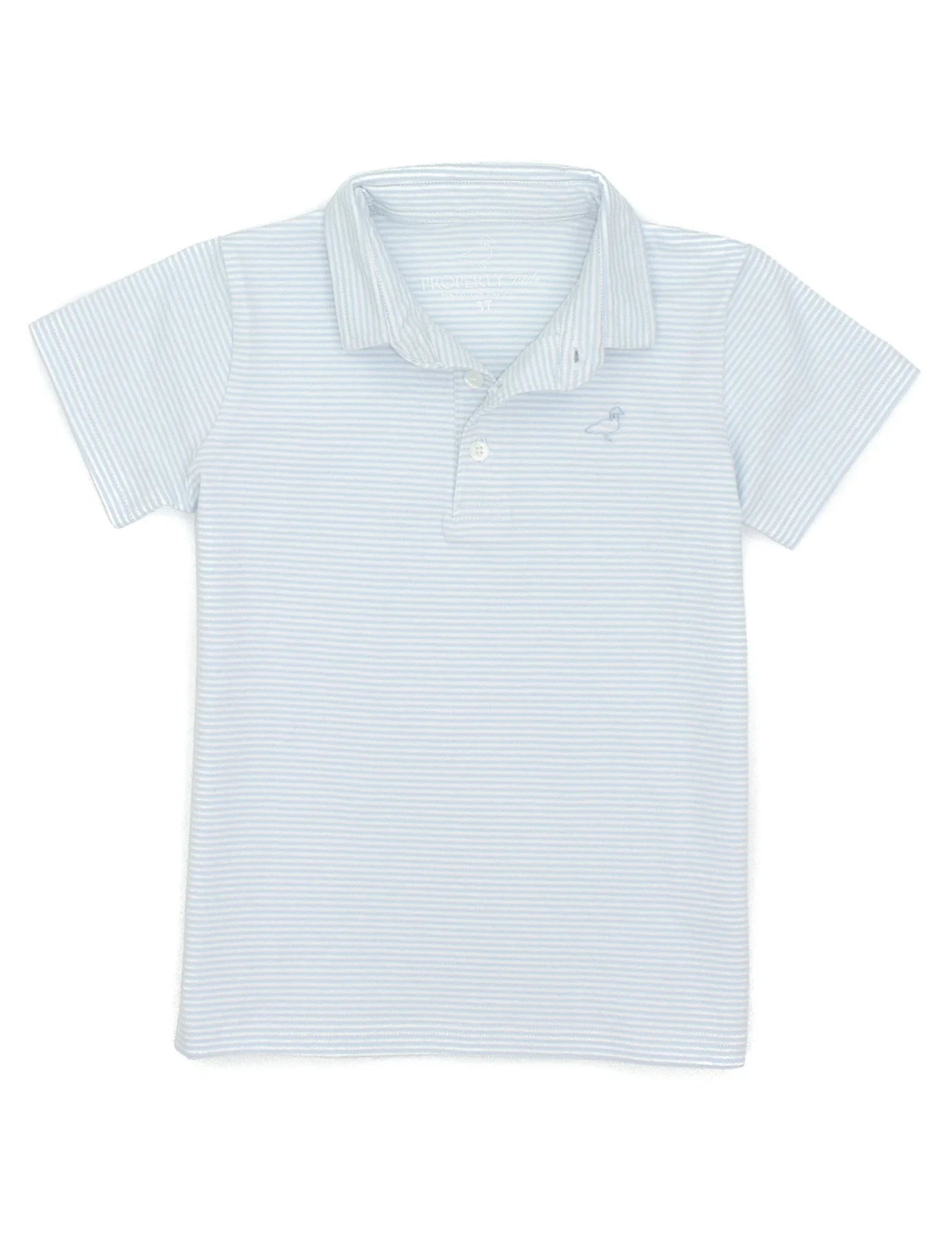 Jackson Polo - Powder Blue Stripe