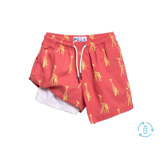 Giraffe | Compression Liner Swim Trunks