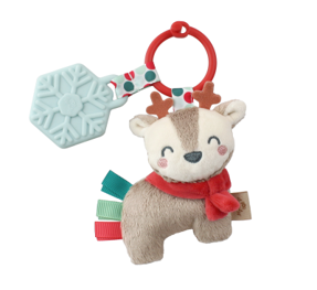 Holiday Reindeer Itzy Pal™ Plush + Teether