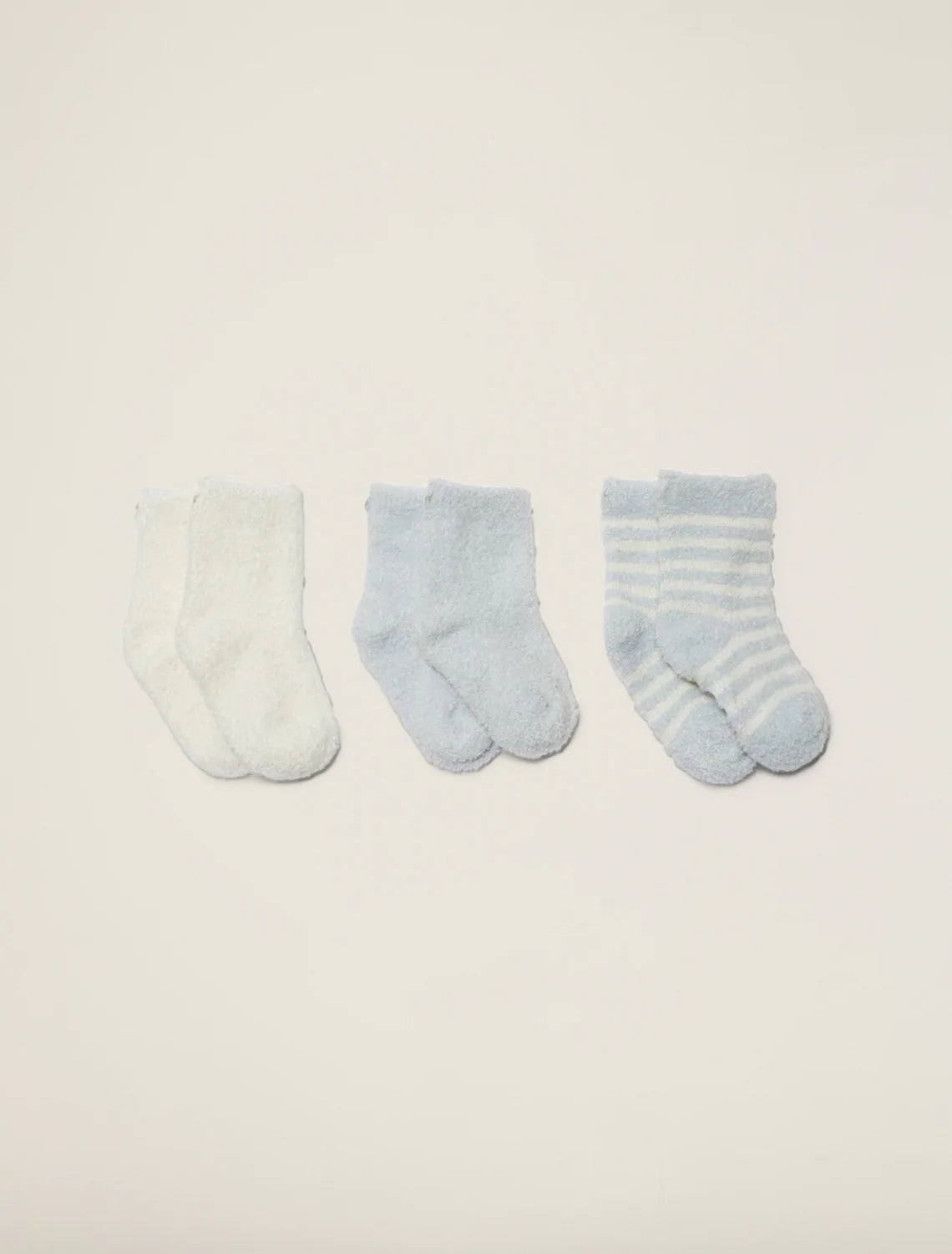 CozyChic Lite® Infant Sock Set | 3 pk - Blue/Pearl