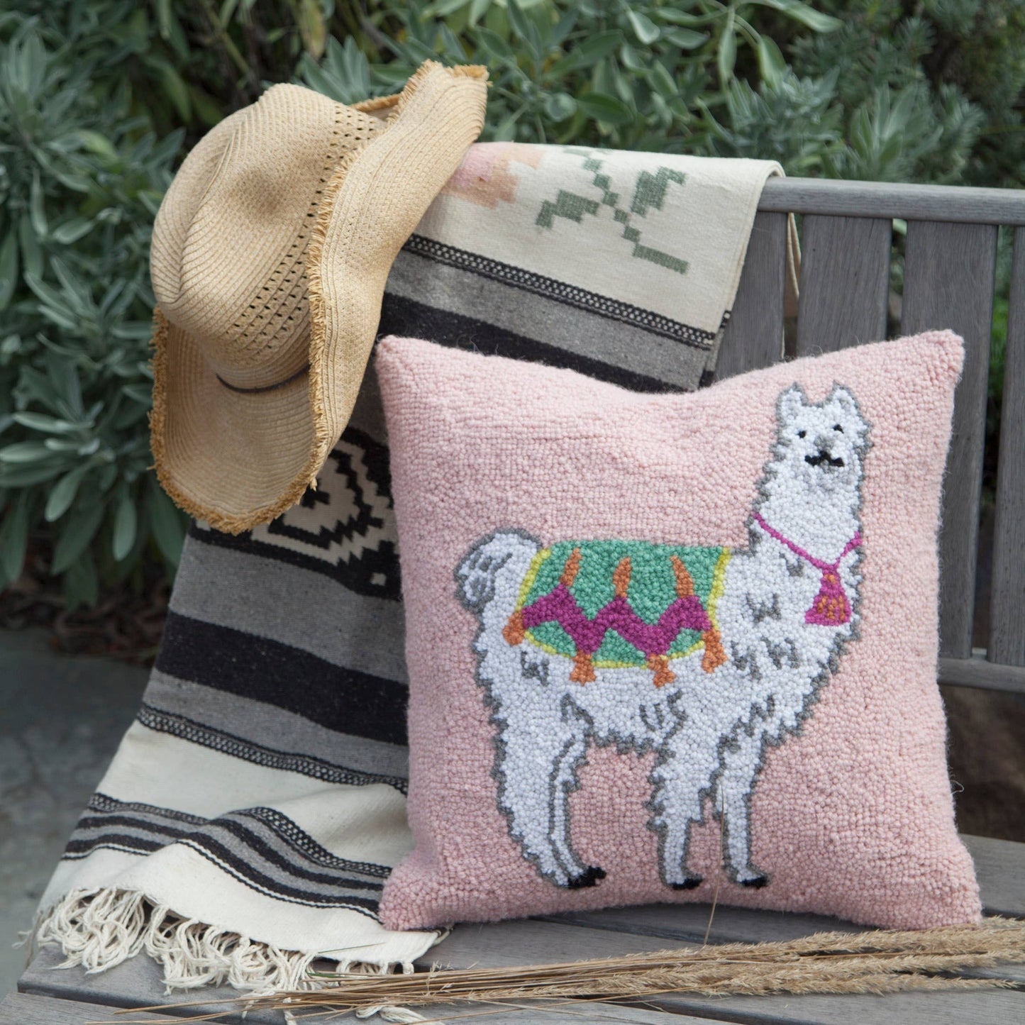 Llama New Festival Hook Pillow