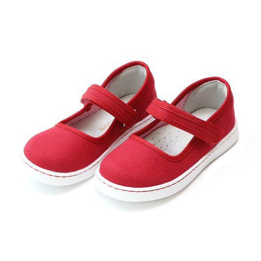 Jenna Canvas Mary Jane - Red