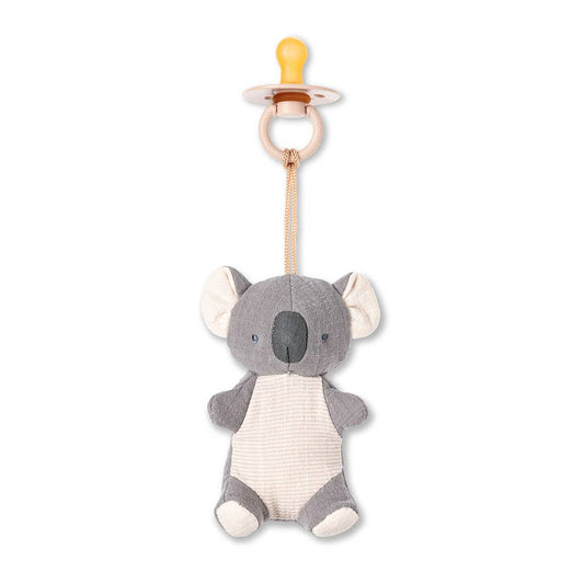 Bitzy Pal Natural Rubber Pacifier & Stuffed Animal || Koala