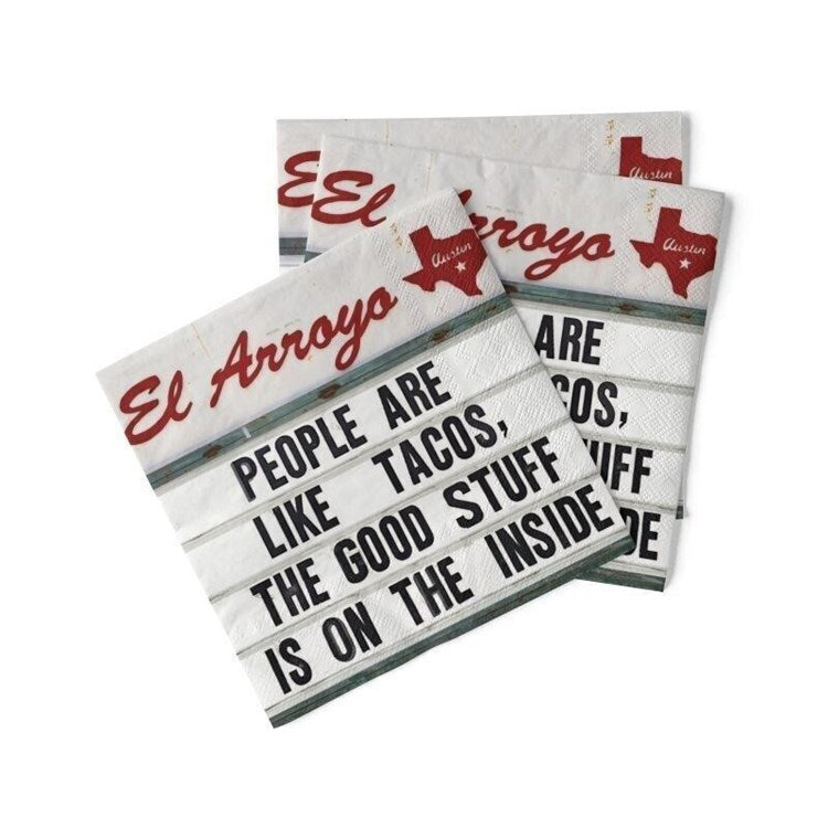 Cocktail Napkins (Pack of 20) - People like Tacos