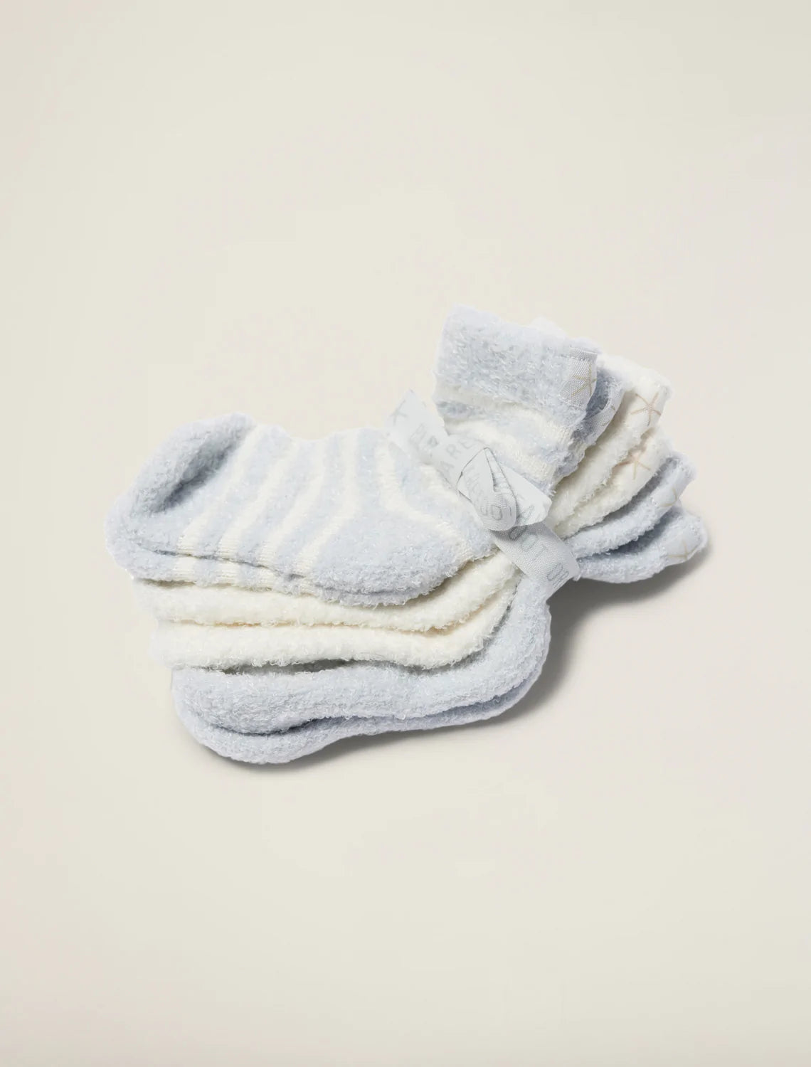 CozyChic Lite® Infant Sock Set | 3 pk - Blue/Pearl