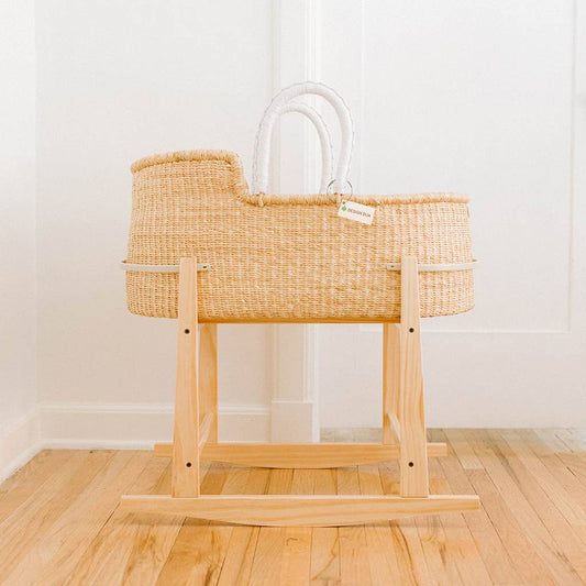 Natural Rocking Stand | Modern (Basket Not Included)