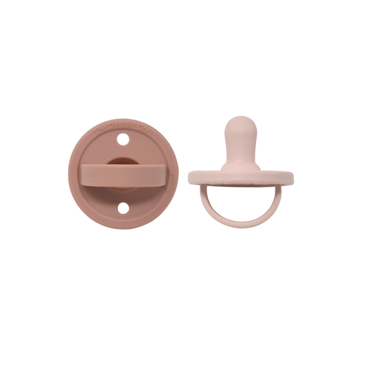 2 Pack - Mod Pacifier Natural (Rosewood & Honeysuckle)