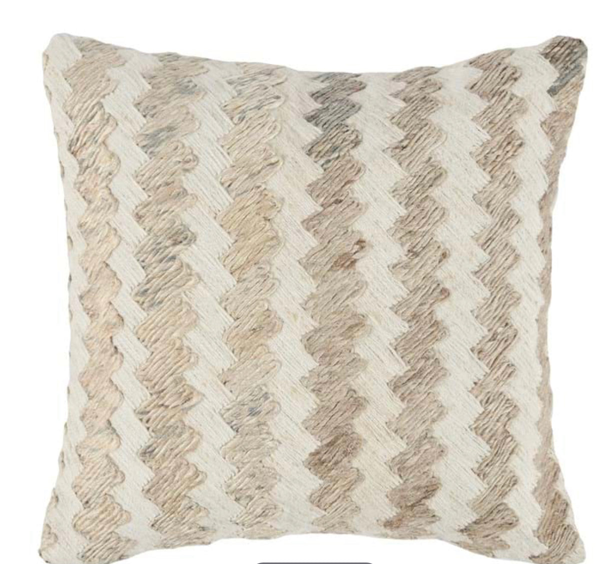 Burrows Pillow | Ivory/Multi 18”x18”