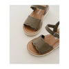 Ella Scalloped Sandal | Mocha