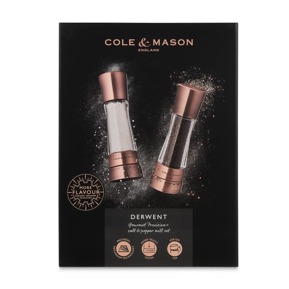 Derwent Salt & Pepper Gift Set | Copper