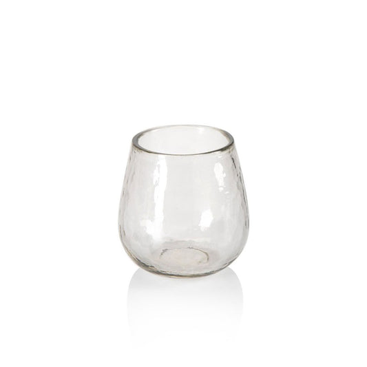 Artisan Hammered Stemless All-Purpose Glass