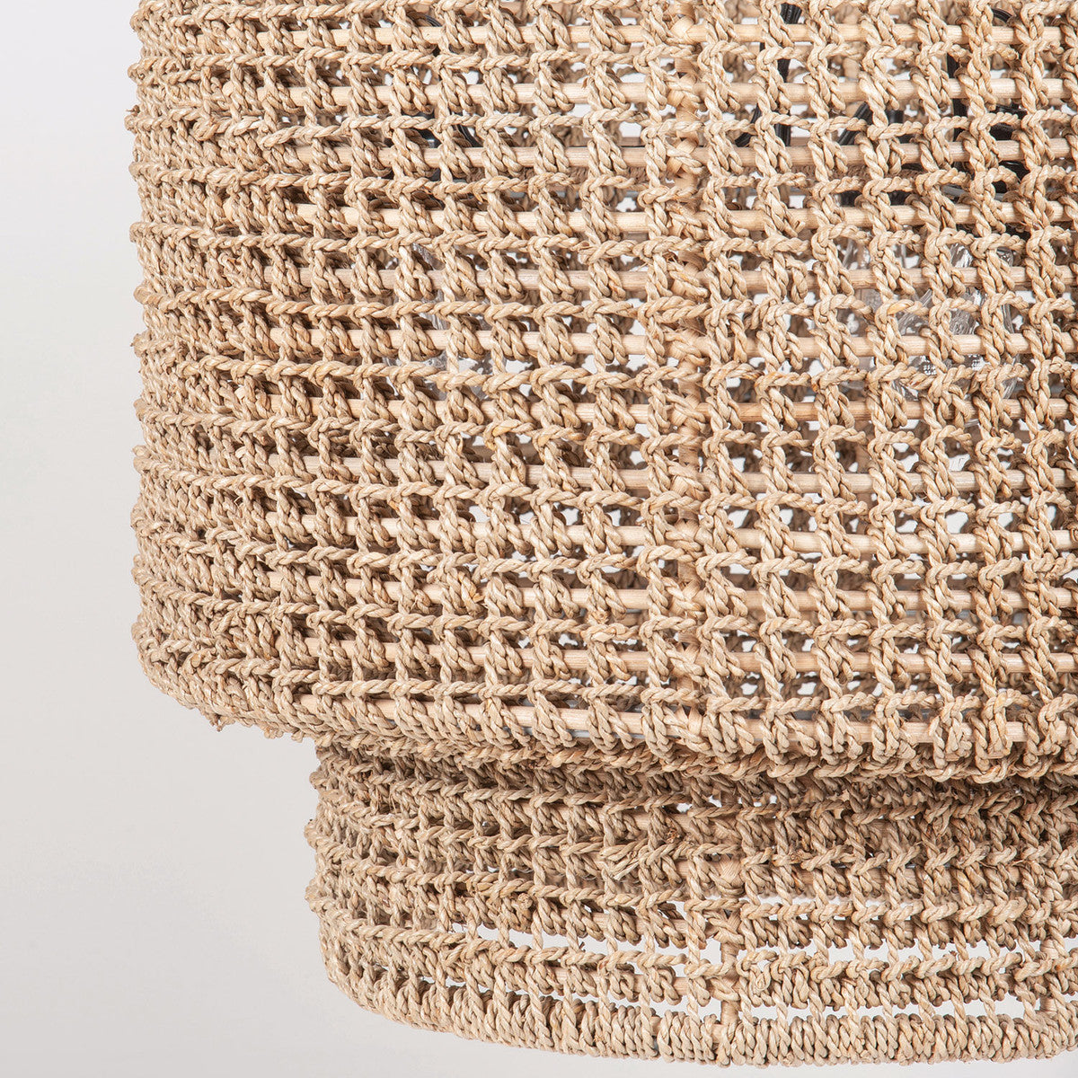 Woven Chandelier - Natural (24")