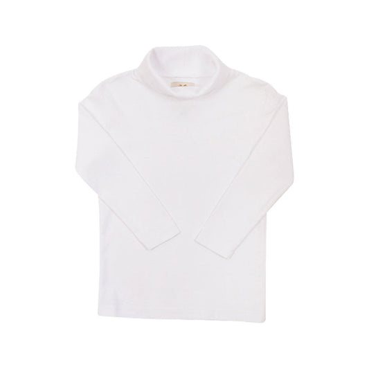 Tatums Turtleneck Neck Snaps - Worth Ave. White