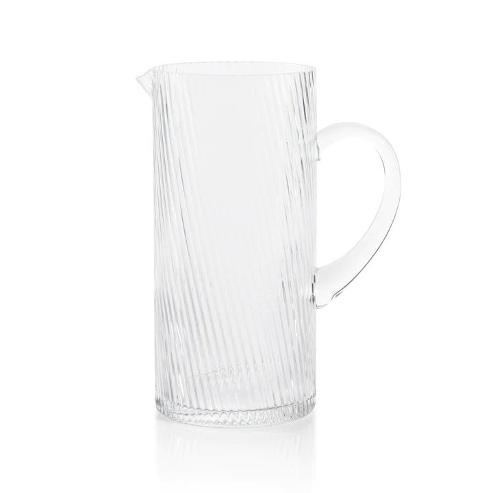 Rippled Glassware Pitcher