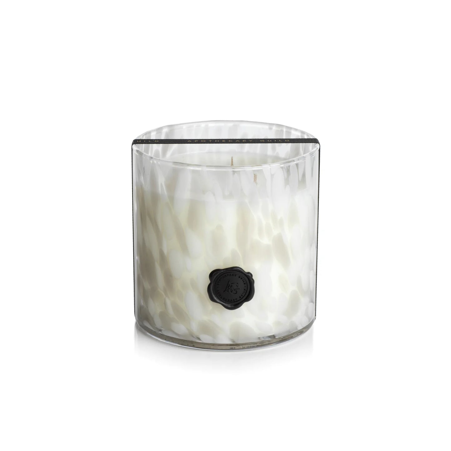 Apothecary Guild Opal Glass Three-Wick Candle Jar -  Gardenia (Burn Time: 150 hours)