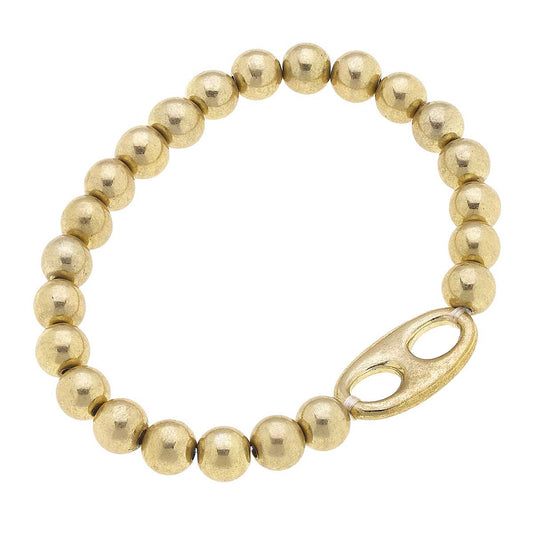 Tabitha Soda Tab-Inspired Ball Bead Stretch Bracelet