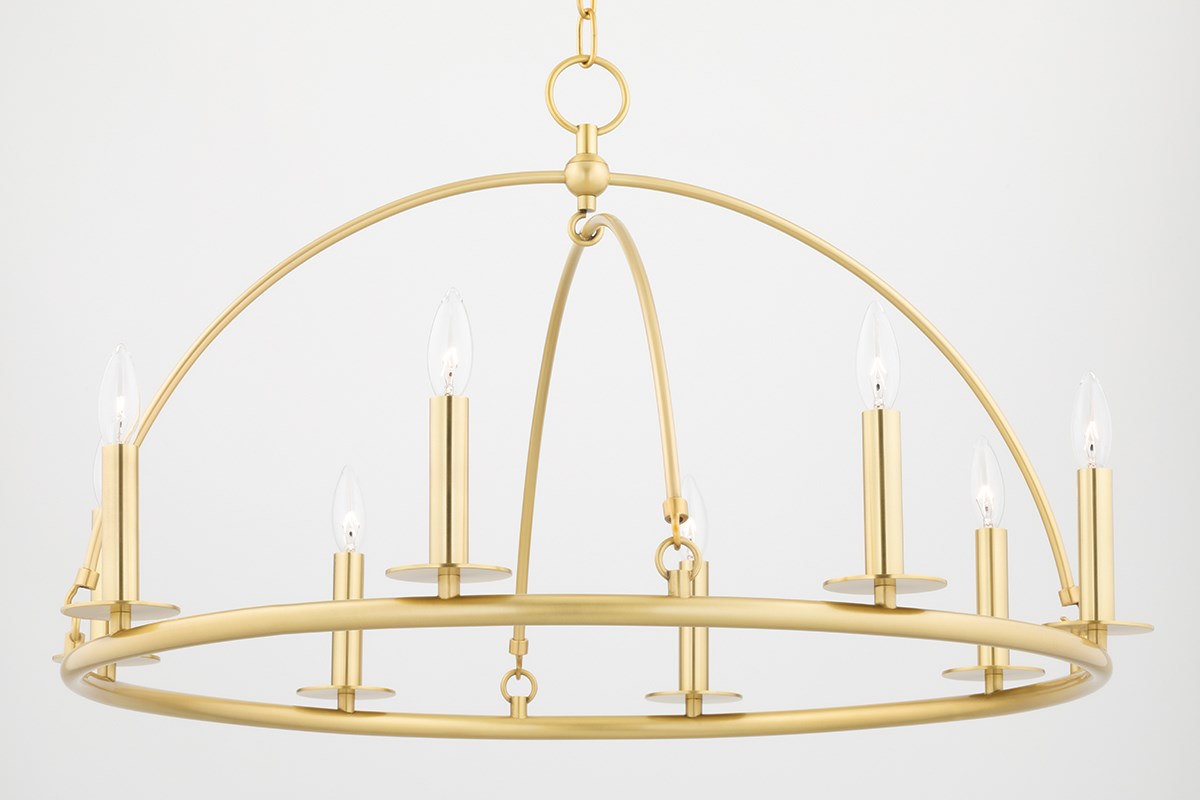 Howard Chandelier (Aged Brass)