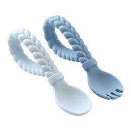 Sweetie Spoons Spoon + Fork Set | Blue