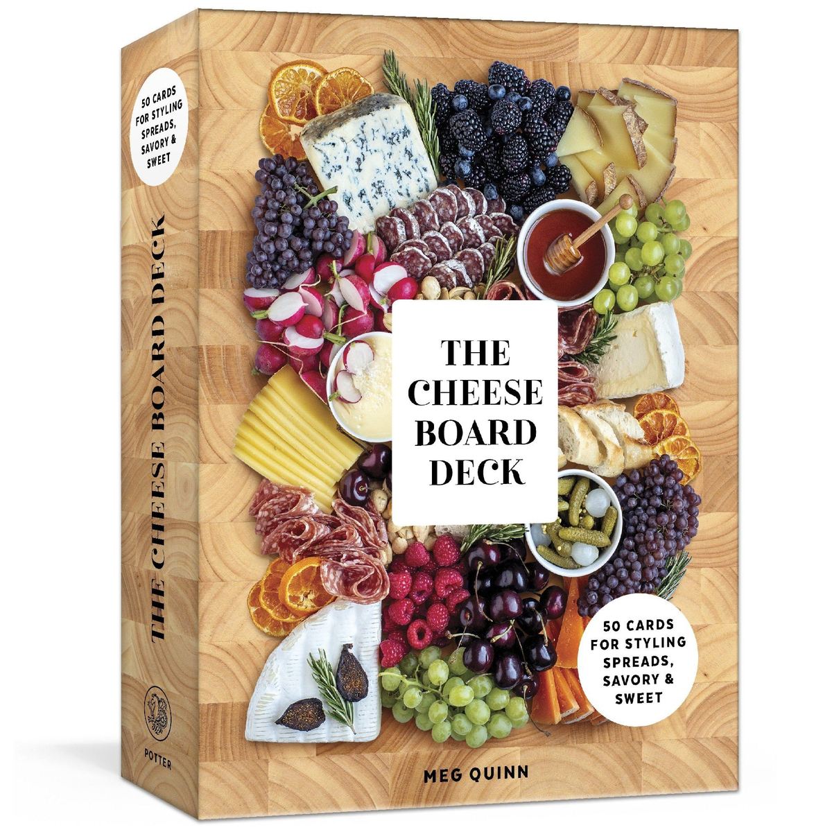 The Cheese Board Deck | 50 Cards for Styling Spreads, Savory and Sweet