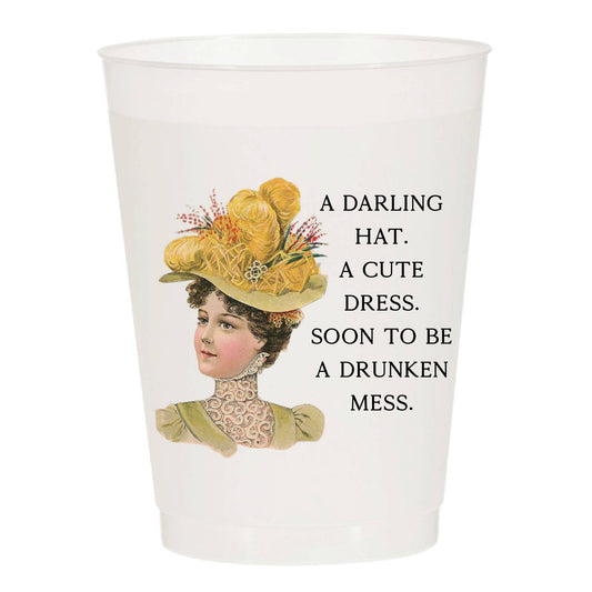 Darling Hat Victorian Kentucky Derby Cups