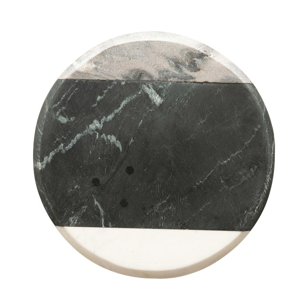 Round Marble Cutting Board (Grey/Black/White)