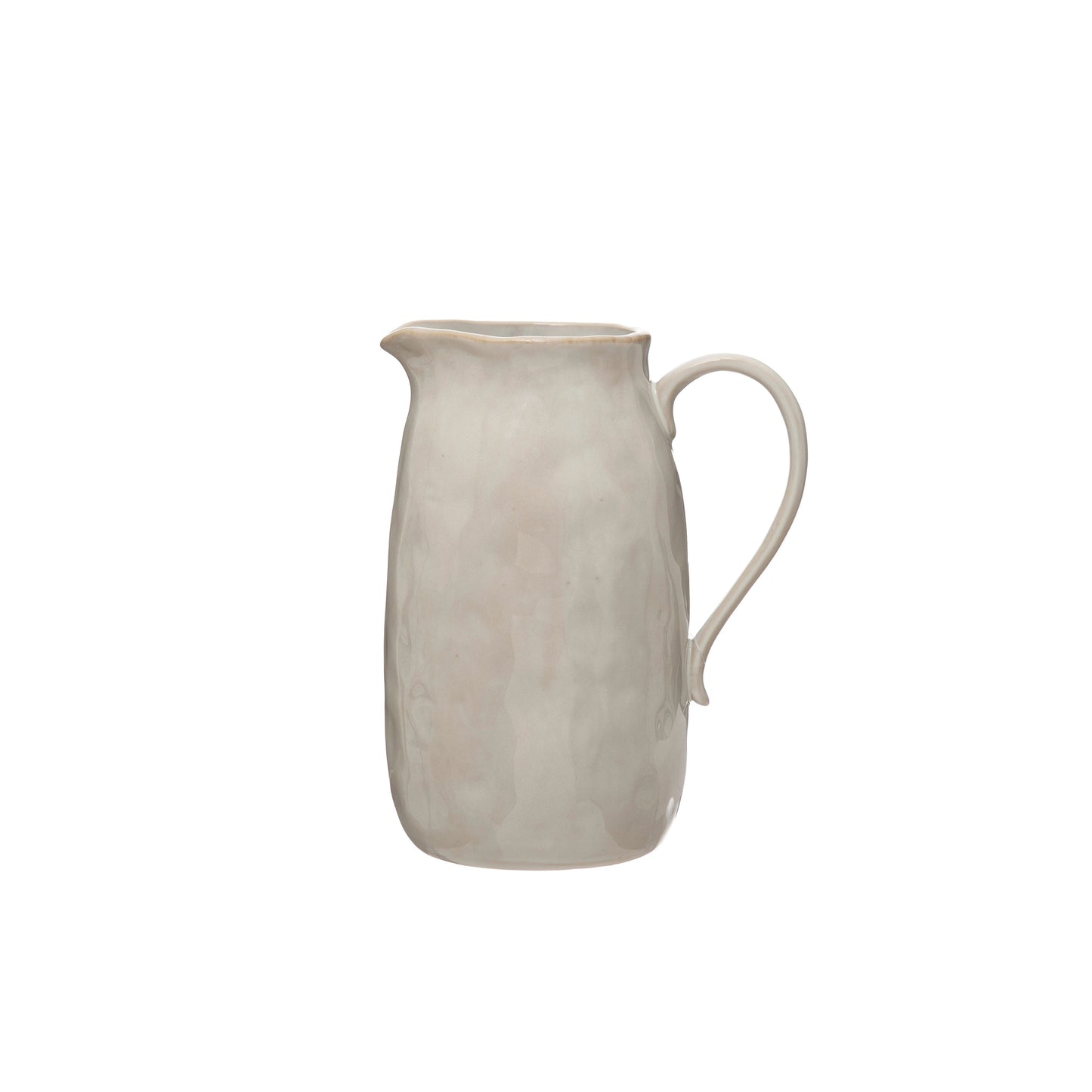 62 oz. Stoneware Pitcher, Reactive Glaze