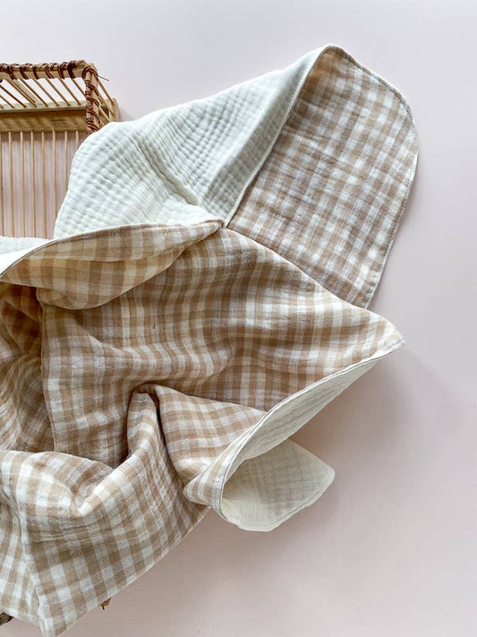 Muslin Blanket | Little Checkers