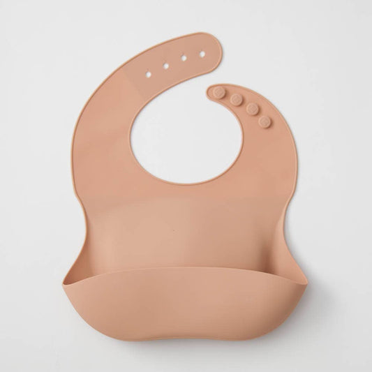 The Saturday Baby Bibs - Peach