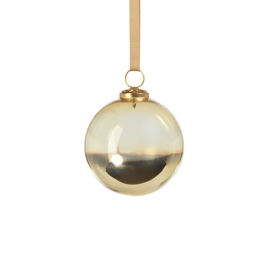 Ombre Luster Ornament | Gold | 4"