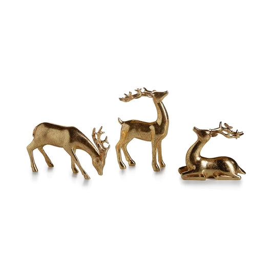 Decorative Gold Reindeer | Assorted