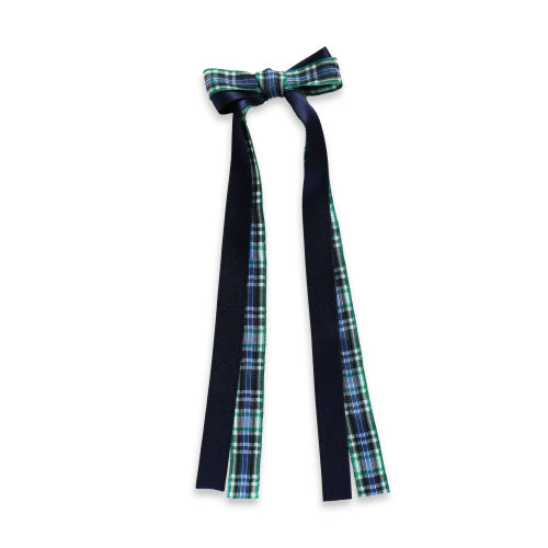 Plaid Navy Blue 6.5”