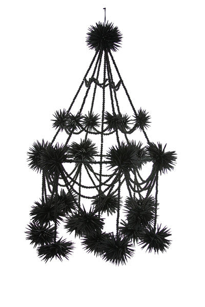 Pajaki Beaded Chandelier - Black