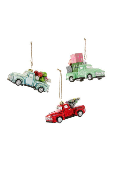 Assorted Countryside Truck Ornaments