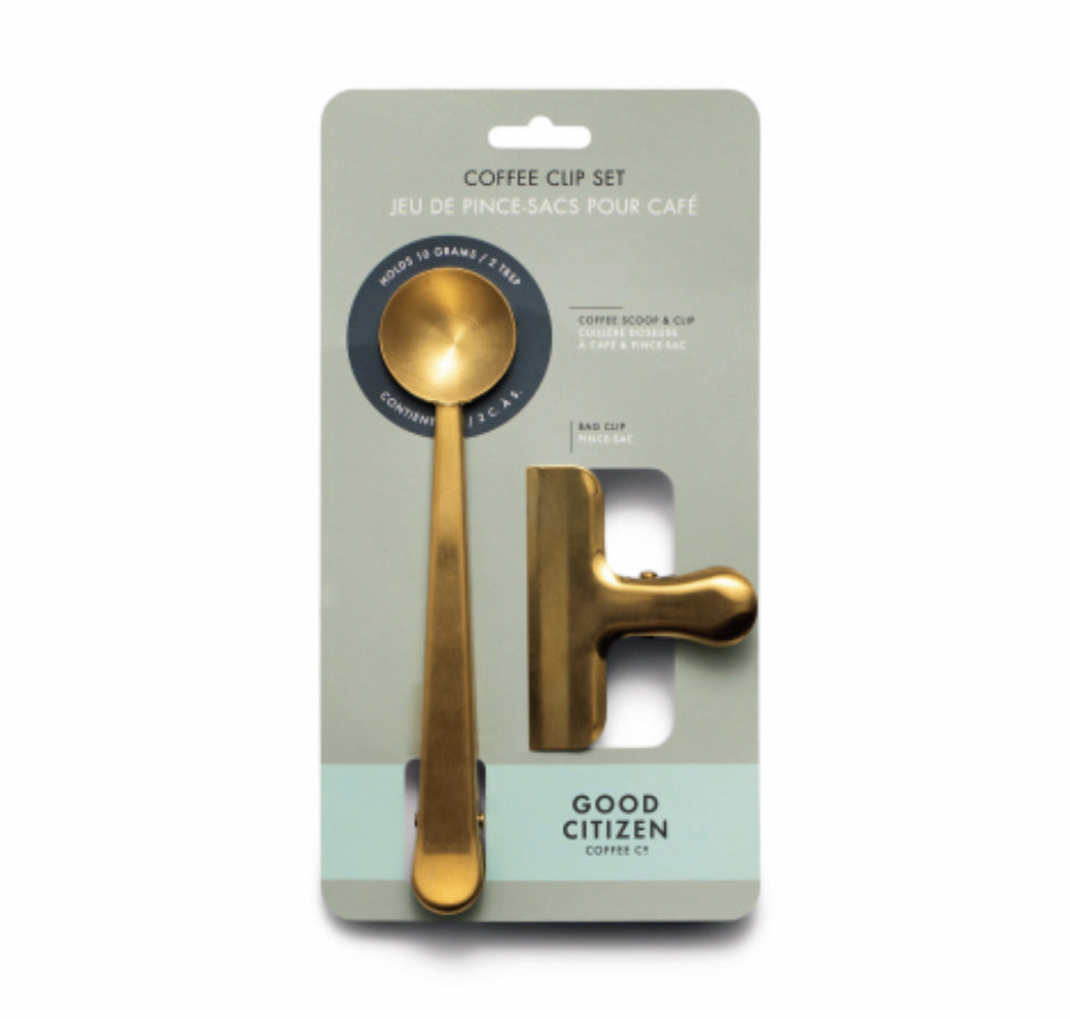 Gold Plated Coffee Scoop|Clip