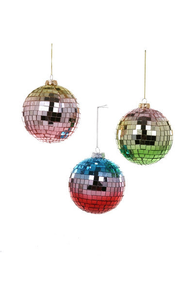 Assorted Mirrored Disco Ball Ornaments