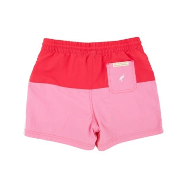 Country Club Colorblock Trunk |  Richmond Red/Hamptons Hot Pink/Worth Ave White