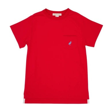 Carter Pocket Crewneck-Richmond Red